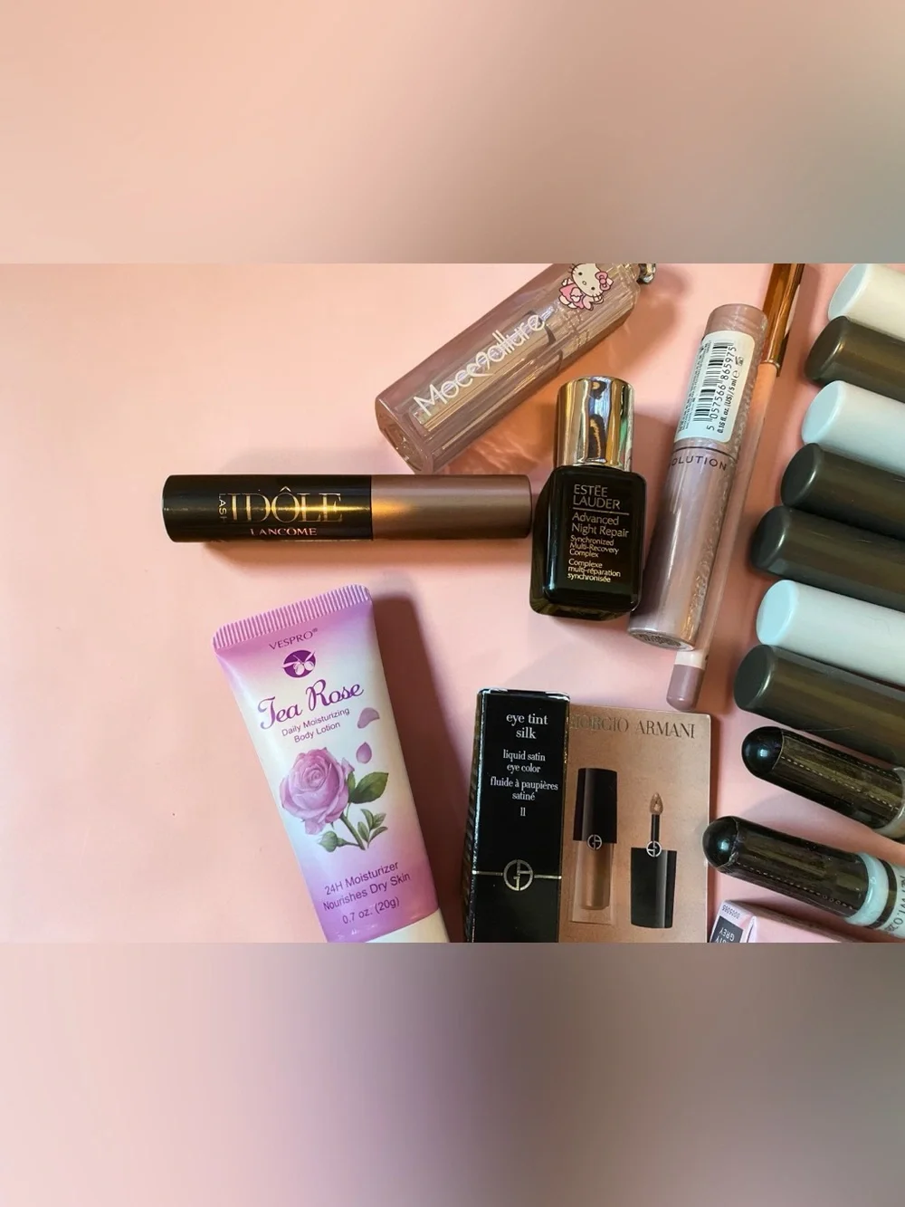Assorted Women Makeup Collection - Rose Pink Hand Cream & Cosmetics